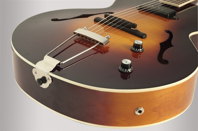 The Loar LH-309-VS Hand Carved Archtop F-Hole Acoustic/Electric