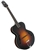 The Loar LH-600-VS Hand Carved Archtop F-Hole Acoustic Jazz Guitar - Sunburst w/ Case