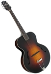 The Loar LH-600-VS Hand Carved Archtop F-Hole Acoustic Jazz Guitar - Sunburst w/ Case