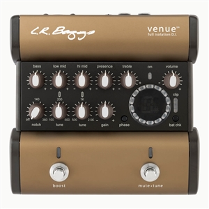 LR Baggs Venue DI Acoustic Guitar Preamp - External FX Pedal w/ EQ