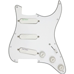 Lace Sensor Rainbow,  Emerald, Silver, Purple Prewired Pickup Loaded Pickguard S-S-S White or Black