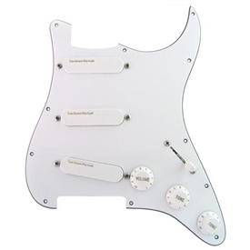 Lace Sensor Hot Gold Prewired Pickup Loaded Pickguard S-S-S White or Black