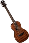 Luna Gypsy Muse Parlor Body Mahogany Acoustic Guitar