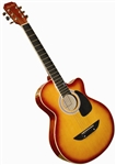 Main Street 38" Acoustic Cutaway Guitar MAS38SB