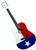 Main Street Texas Flag Dreadnought Acoustic Guitar