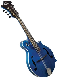 Morgan Monroe MM-300BL All Solid F-Style Mandolin - Blue Satin