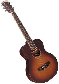 Morgan Monroe Creekside Collection MMV-5B Mini Solid Top Acoustic Guitar-Free Case, setup, shipping!