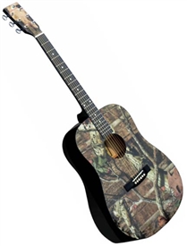 Indiana MO-1 Mossy Oak Camouflage Camo Dreadnought Acoustic Guitar