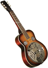 Morgan Monroe MSQ-100-SB Square Neck Resonator Guitar Sunburst w/ Bag