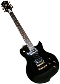Minarik Lotus Single Cutaway Electric Guitar - Gloss Black