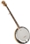 Oscar Schmidt OB5SP Spalted Maple Resonator Banjo 5 String Bluegrass Banjo by Washburn