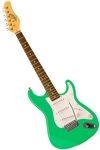 Oscar Schmidt OS-30 3/4 Size Seafoam Green Kids Jr. Strat-Style Electric Guitar OS-30-SFG