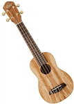 Oscar Schmidt OU18 Spalted Mango Soprano Ukulele Uke