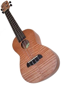 Oscar Schmidt OU2F Flamed Mahogany Satin Concert Ukulele Uke