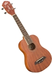 Oscar Schmidt OU2LH Satin Mahogany Concert Ukulele Left Handed Uke