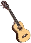 Oscar Schmidt OU3 Spruce/Rosewood Concert Ukulele Uke