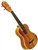 Oscar Schmidt OU5E Acoustic-Electric Hawaiian Koa Concert Ukulele Uke with Gig Bag