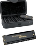 Hohner Piedmont Blues Harmonica Pack with Case - 7 Harmonicas