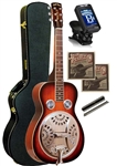 Gold Tone PBS Paul Beard Squareneck Square Neck Resonator Dobro Guitar Package