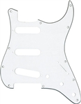 AXL PG-372-W Strat Style Electric Guitar Pickguard Pick Guard - White 3-Ply