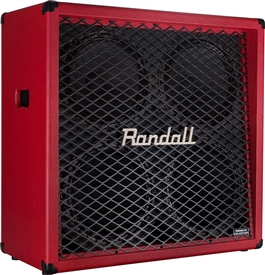 Randall Diavlo Series RD412-V-RED 280 Watt 4x12 Celestion Speaker Cabinet Guitar Cab Stack