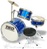 TKO 99 Junior 3 Piece Drum Set with Throne and Sticks