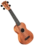 Hamano U-320 Mahogany Body Soprano Ukulele Uke Bundle with Bag & DVD