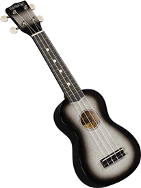 Hamano U-35BK Soprano Sparkle Ukulele Uke w/ Bag BLACK