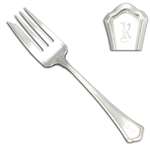 Washington by Wallace, Sterling Cold Meat Fork, Monogram R