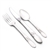 White Orchid by Community, Silverplate Youth Fork, Knife & Spoon