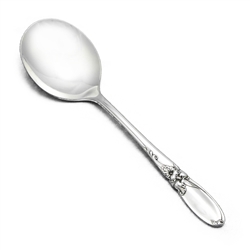 White Orchid by Community, Silverplate Cream Soup Spoon