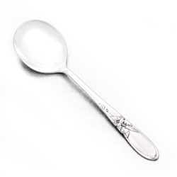 White Orchid by Community, Silverplate Round Bowl Soup Spoon