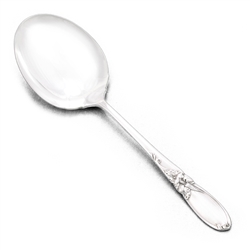 White Orchid by Community, Silverplate Berry Spoon