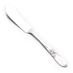 White Orchid by Community, Silverplate Master Butter Knife, Flat Handle