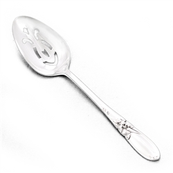 White Orchid by Community, Silverplate Tablespoon, Pierced (Serving Spoon)