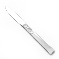 Wind Song by Nobility, Silverplate Dinner Knife, Modern Blade