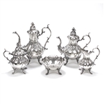 Winthrop by Reed & Barton, Silverplate 5-PC Tea & Coffee Service w/ Waste Bowl