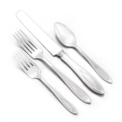Adam by Community, Silverplate 4-PC Setting, Dinner, Blunt Plated