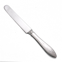 Adam by Community, Silverplate Dinner Knife, Blunt Plated, Monogram S