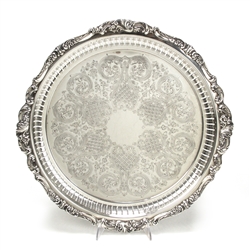 Baroque by Wallace, Silverplate Round Tray