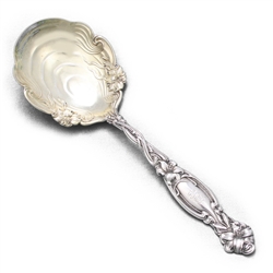 Frontenac by Simpson, Hall & Miller, Sterling Berry Spoon, Gilt Bowl, Monogram CLB