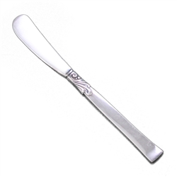 Wind Song by Nobility, Silverplate Butter Spreader, Flat Handle