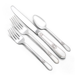 Adoration by 1847 Rogers, Silverplate 4-PC Setting, Dinner, Modern