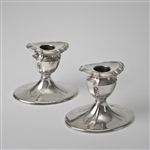 Ambassador by 1847 Rogers, Silverplate Candlestick Pair
