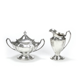 Ambassador by 1847 Rogers, Silverplate Cream Pitcher & Sugar Bowl