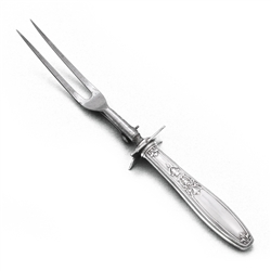 Ambassador by 1847 Rogers, Silverplate Carving Set Fork, Guard