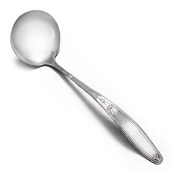 Ambassador by 1847 Rogers, Silverplate Soup Ladle, Flat Handle