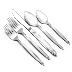 Garland by 1847 Rogers, Silverplate 5-PC Setting w/ Soup Spoon