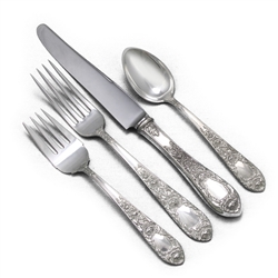 Rose by Kirk, Sterling 4-PC Setting, Luncheon, French