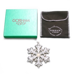 1985 Snowflake Sterling Ornament by Gorham